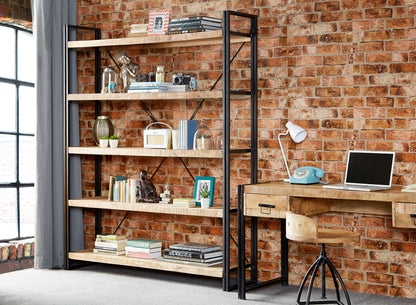 INDUSTRIAL LARGE OPEN BOOKCASE