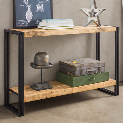 INDUSTRIAL CONSOLE TABLE 