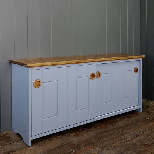 Utility Storage Cupboard with sliding doors - Country