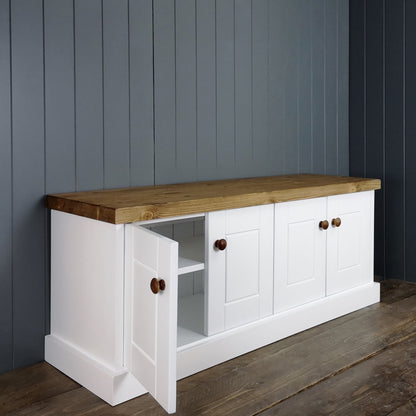 Coat Rack & Shoe Cupboard Hallway Set