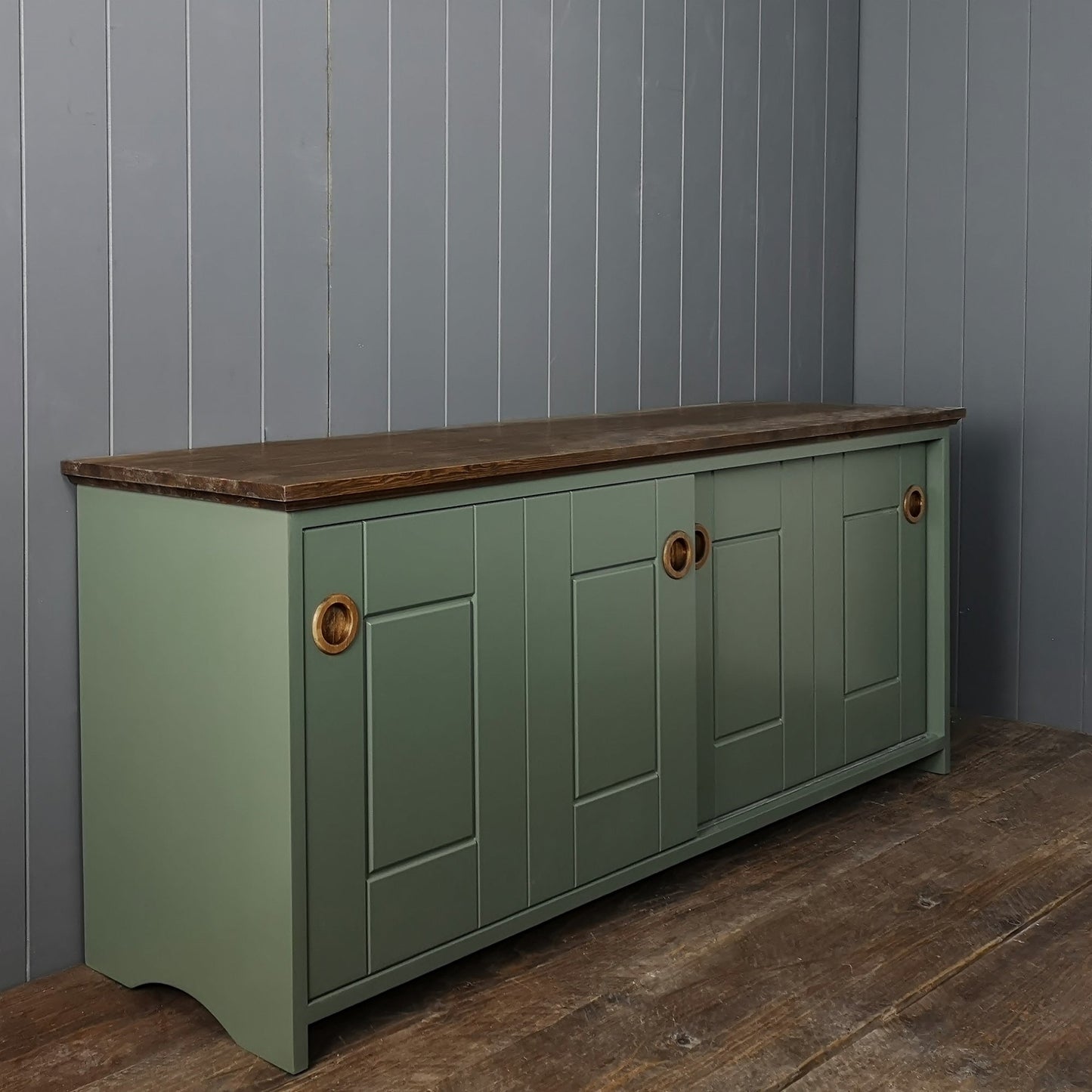 Utility Storage Cupboard with sliding doors - Country
