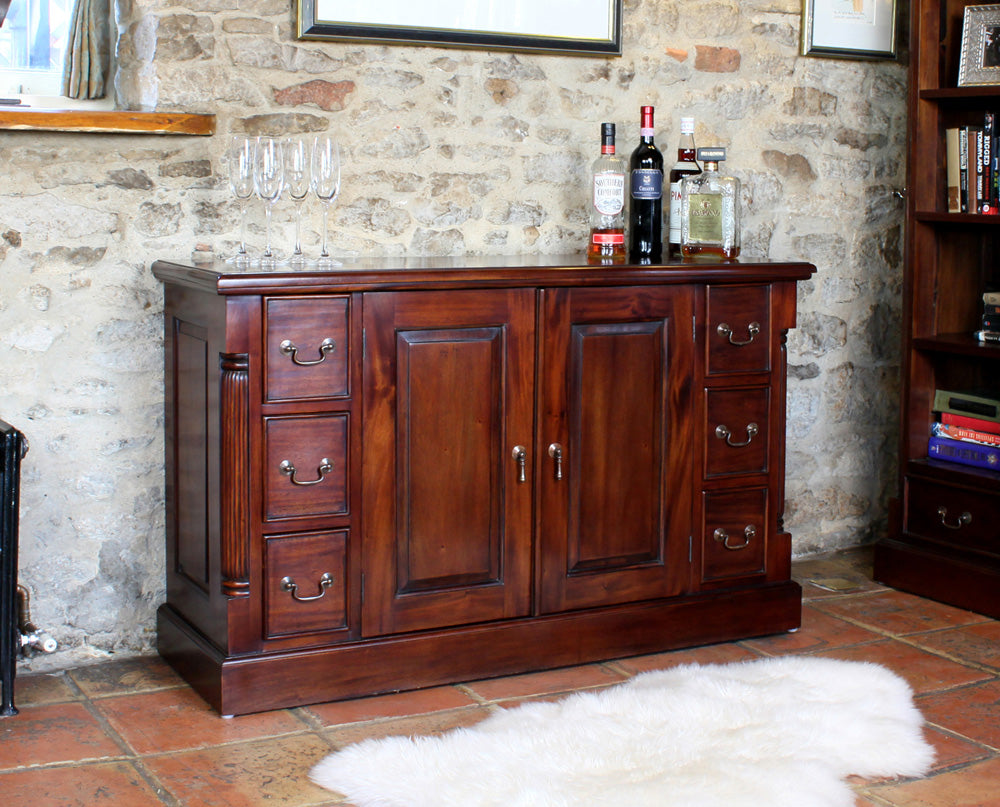 Sideboard :  lsideboard with six drawers. Quality storage solutions for traditional or contemporary living. Part of the  living room furniture range.