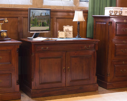 Hidden Home Office :  Mahogany Hidden Home Office computer desk. This stylish desk is designed to hide away all your computer equipment. Part of the  Mahogany home office furniture range.