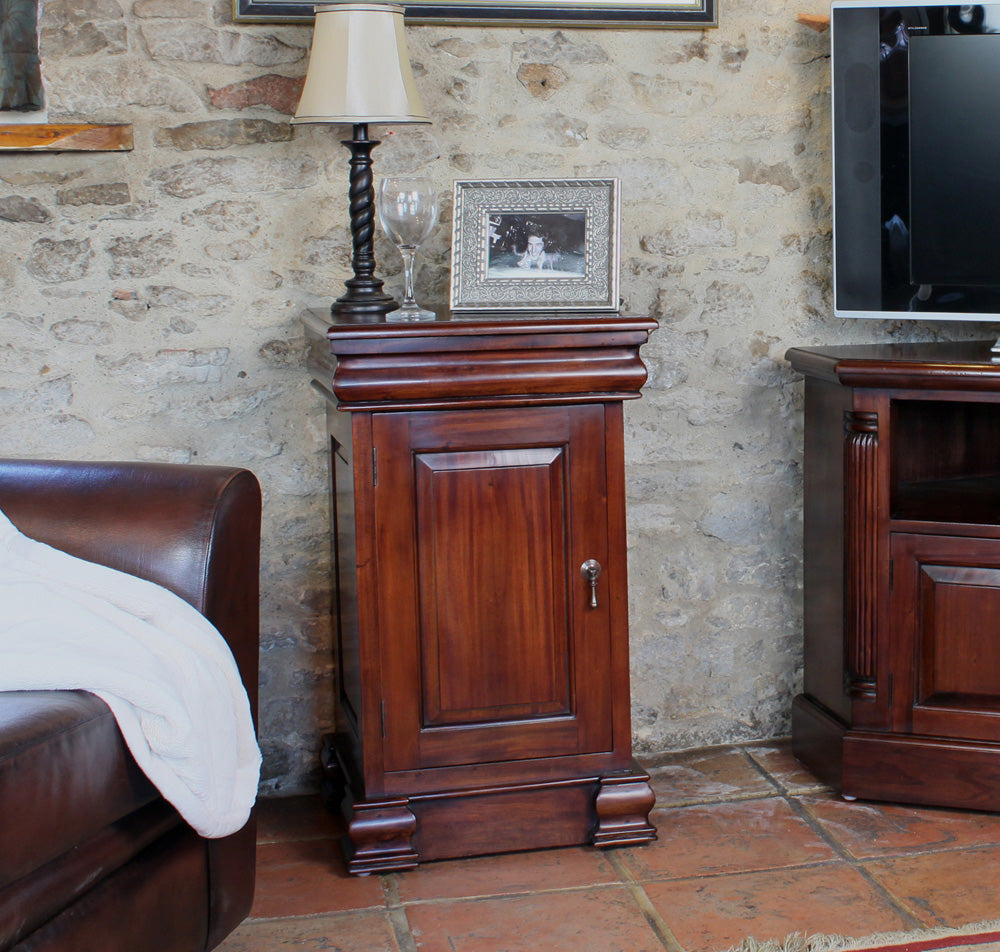 Lamp Table / Pot Cupboard :  Lamp/Bedside table. Stylish solutions for contemporary or traditional living. Part of the stunning  bedroom furniture collection.