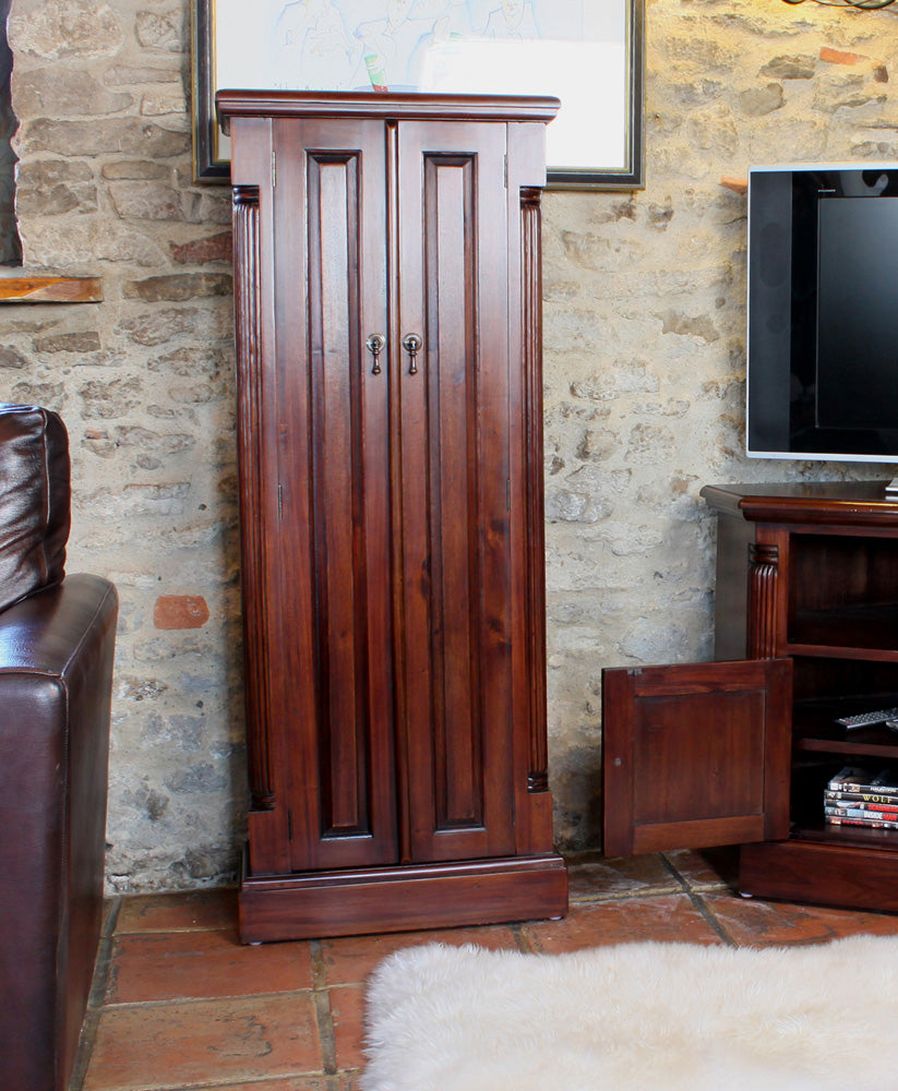 CD/DVD Cupboard :  two door DVD and CD storage cabinet. Stylish solutions for contemporary or traditional living. Part of the stunning  furniture collection.