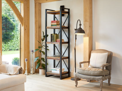 Alcove Bookcase :  alcove storage cabinet / bookcase. Made from reclaimed wood salvaged from old buildings in southern India. Part of the   range, colourful furniture for stylish living.