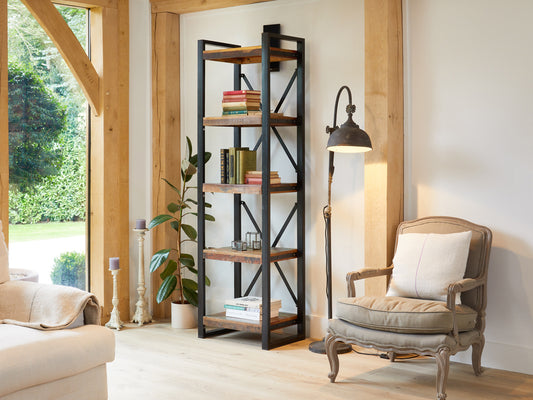Alcove Bookcase :  alcove storage cabinet / bookcase. Made from reclaimed wood salvaged from old buildings in southern India. Part of the   range, colourful furniture for stylish living.
