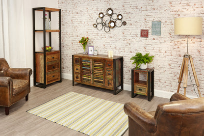 6 Drawer Sideboard :  6 drawer sideboard. Made from reclaimed wood salvaged from old buildings in southern India. Part of the   range, colourful furniture for stylish living.