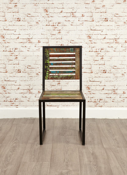 Dining Chair (Pack of two) :  dining chair. Made from reclaimed wood salvaged from old buildings in southern India. Part of the   range, colourful furniture for stylish living.