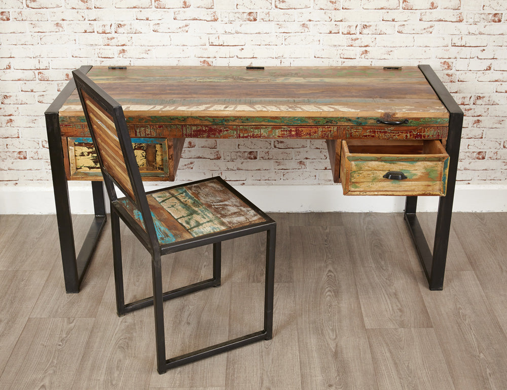 Dining Chair (Pack of two) :  dining chair. Made from reclaimed wood salvaged from old buildings in southern India. Part of the   range, colourful furniture for stylish living.