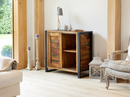 Home Storage Cupboard :  Home Storage Cupboard. Made from reclaimed wood salvaged from old buildings in southern India. Part of the   range, colourful furniture for stylish living.