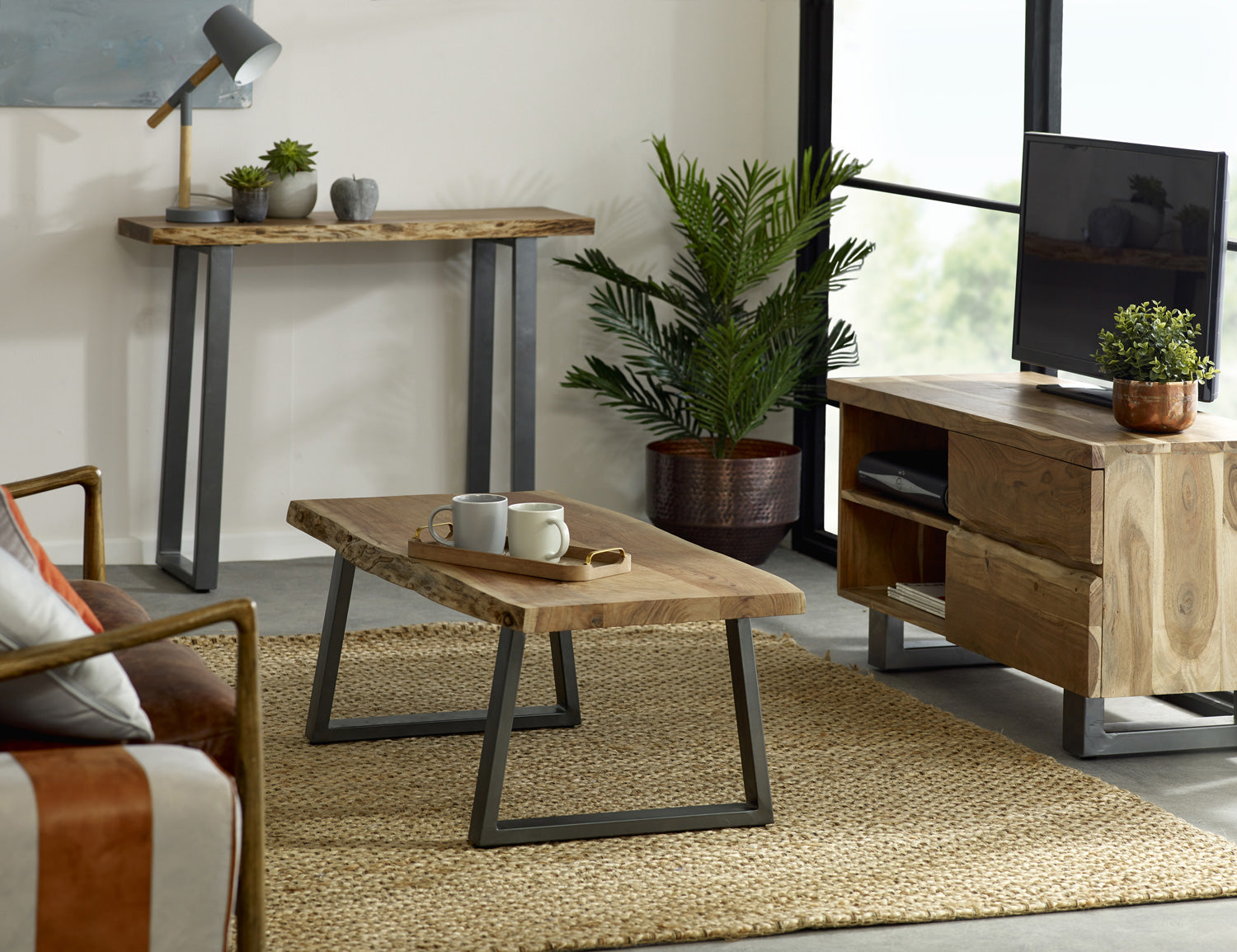 LIVE EDGE COFFEE TABLE