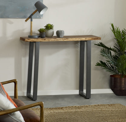 LIVE EDGE CONSOLE TABLE