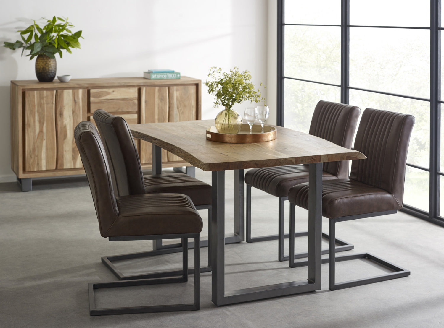 LIVE EDGE DINING TABLE 1.5 M