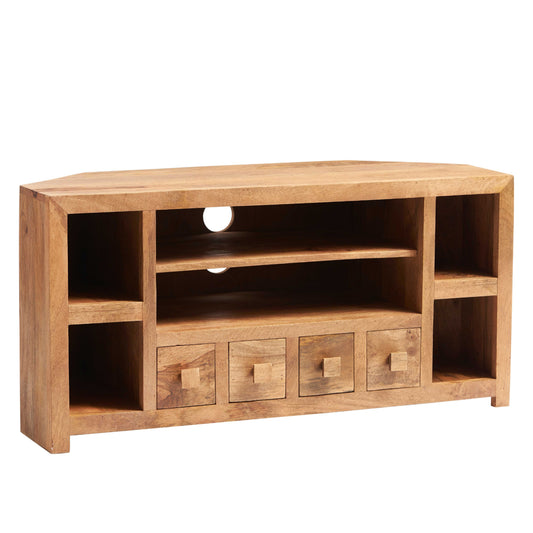 LIGHT MANGO CORNER TV UNIT 