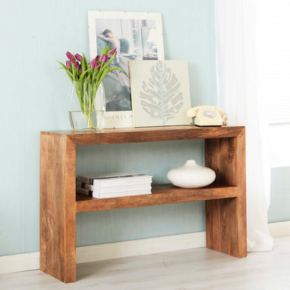 LIGHT MANGO CONSOLE TABLE 