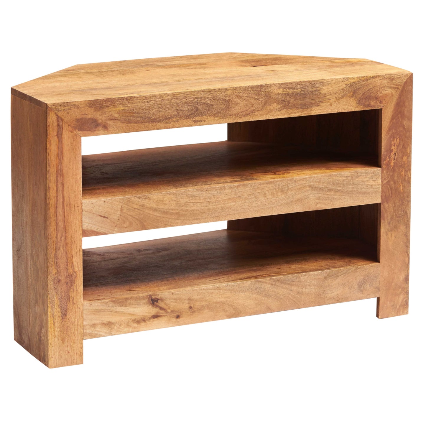 LIGHT MANGO CORNER TV UNIT 
