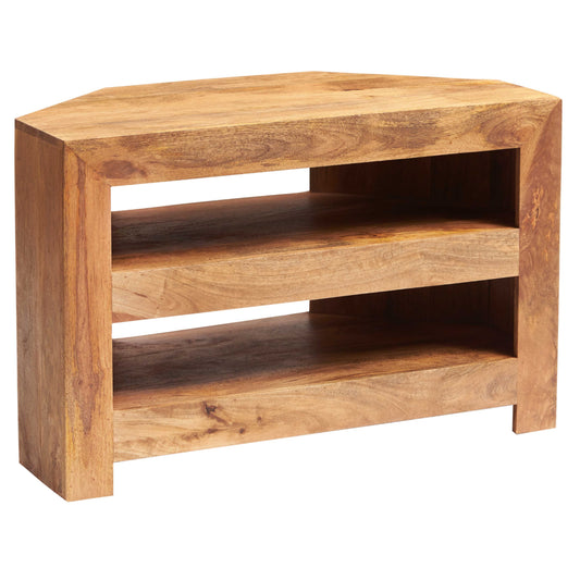 LIGHT MANGO CORNER TV UNIT 
