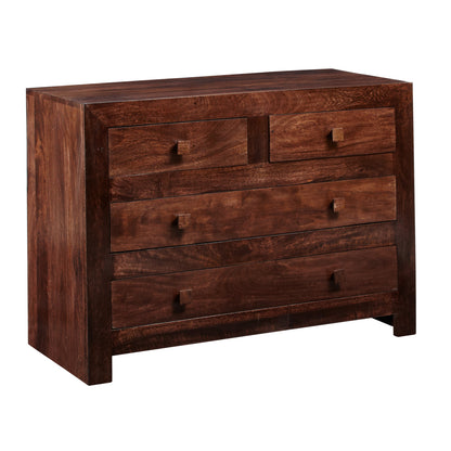 DARK MANGO 4 DRAWER DRESSING CHEST