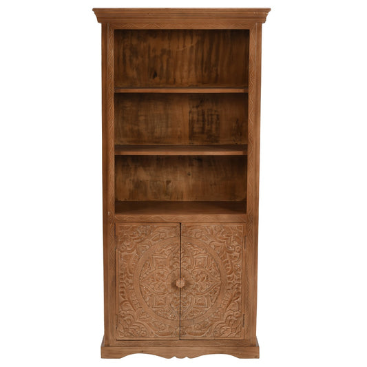 Artwork Mango Wood Large Bookcase