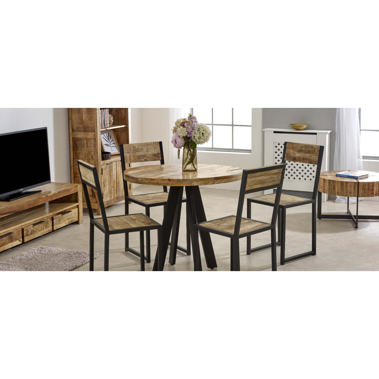 Round Dining Table 4 Seater