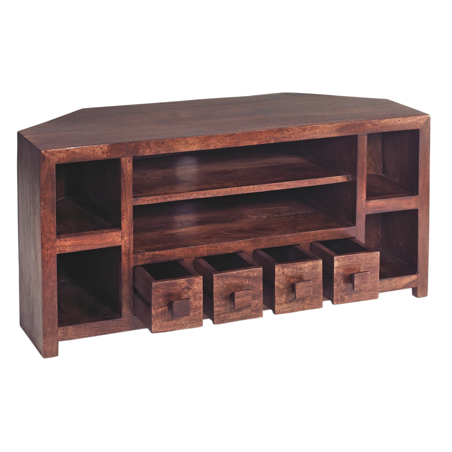 DARK MANGO CORNER TV UNIT 