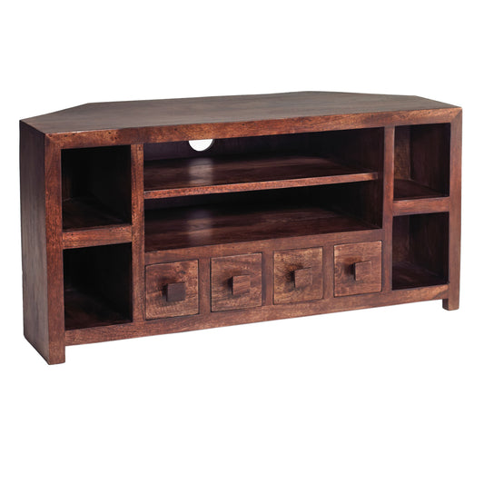DARK MANGO CORNER TV UNIT 