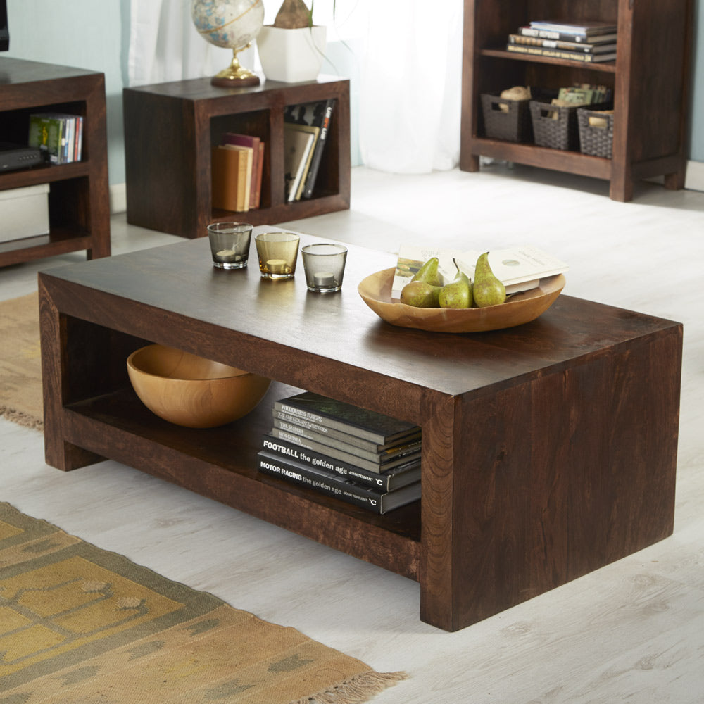 DARK MANGO LARGE COFFEE TABLE 