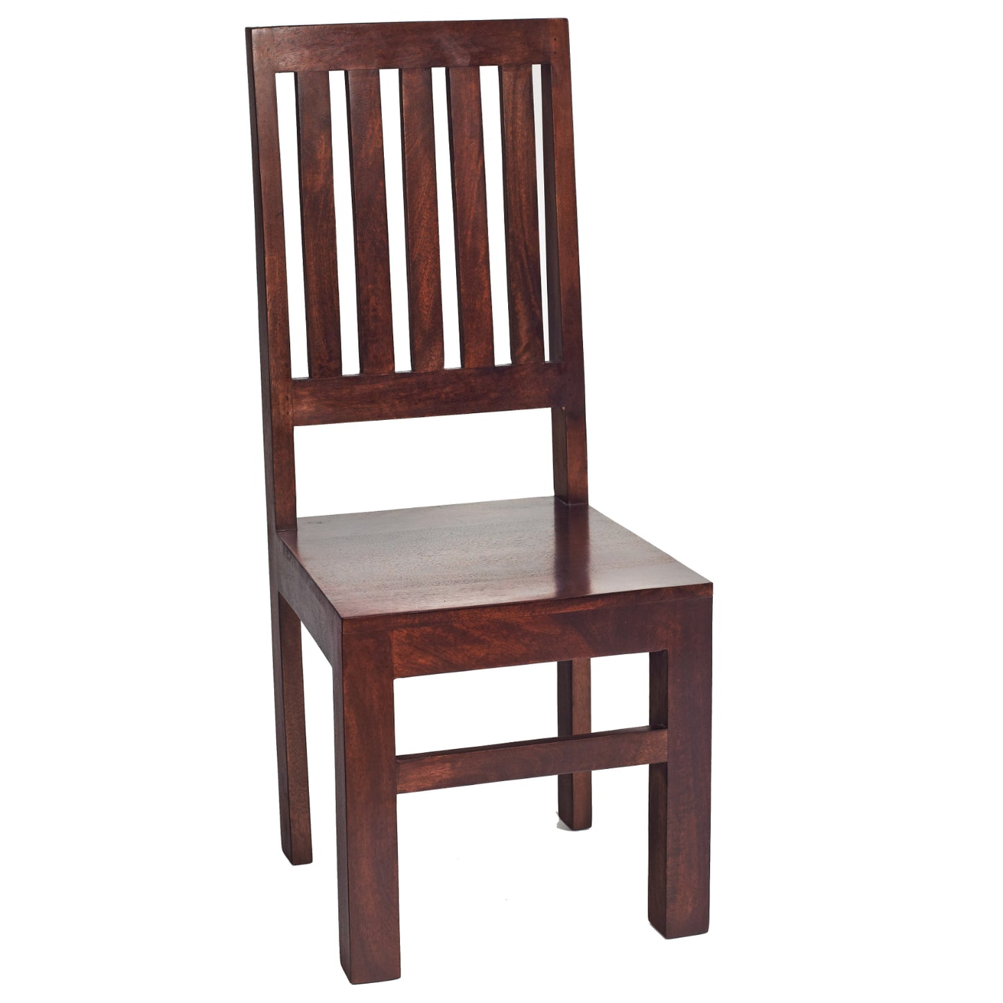 DARK MANGO SLAT BACK CHAIR 