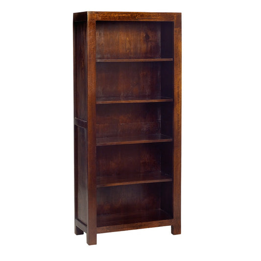 DARK MANGO LARGE OPEN BOOKCASE 