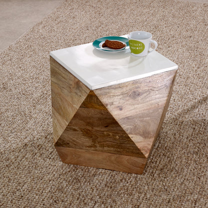 Side Table Solid Mango Wood