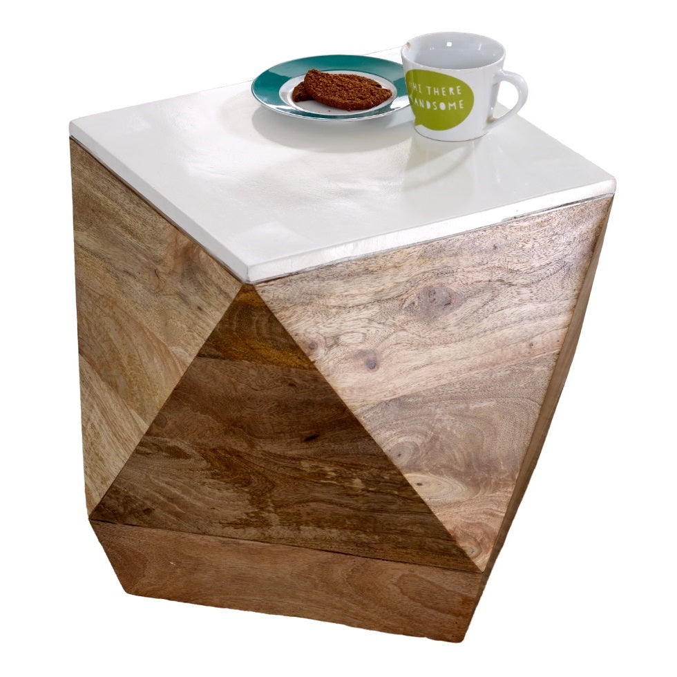Side Table Solid Mango Wood