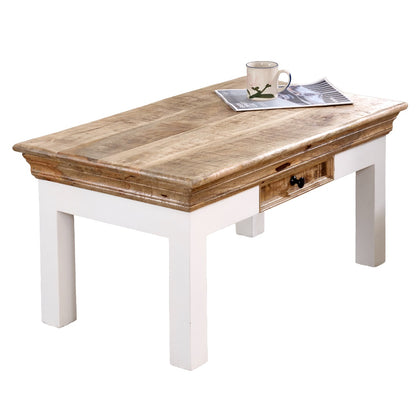 Coffee Table With Drawer Solid Mango Wood