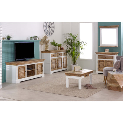 Coffee Table With Drawer Solid Mango Wood