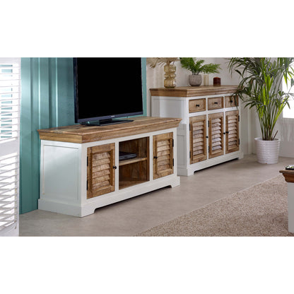 "Tv Cabinet Upto 57" Solid Mango Wood"