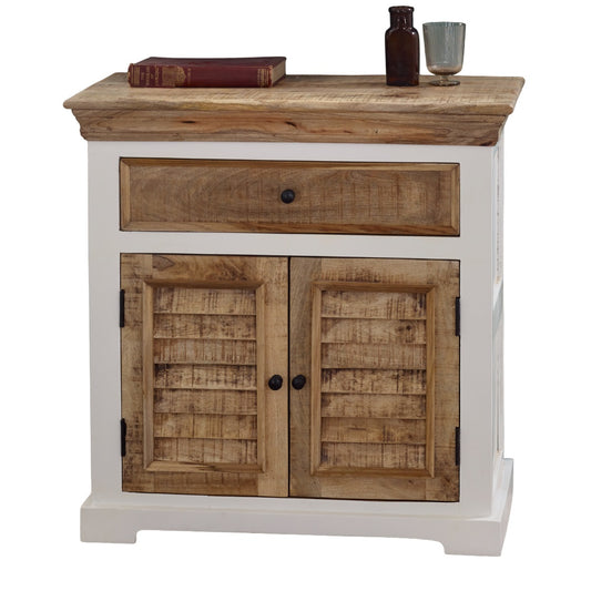 Wood Sideboard - 1 Drawer & 2 Doors