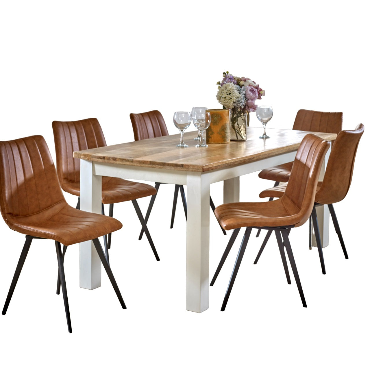 Dining Table 170cm Solid Mango Wood