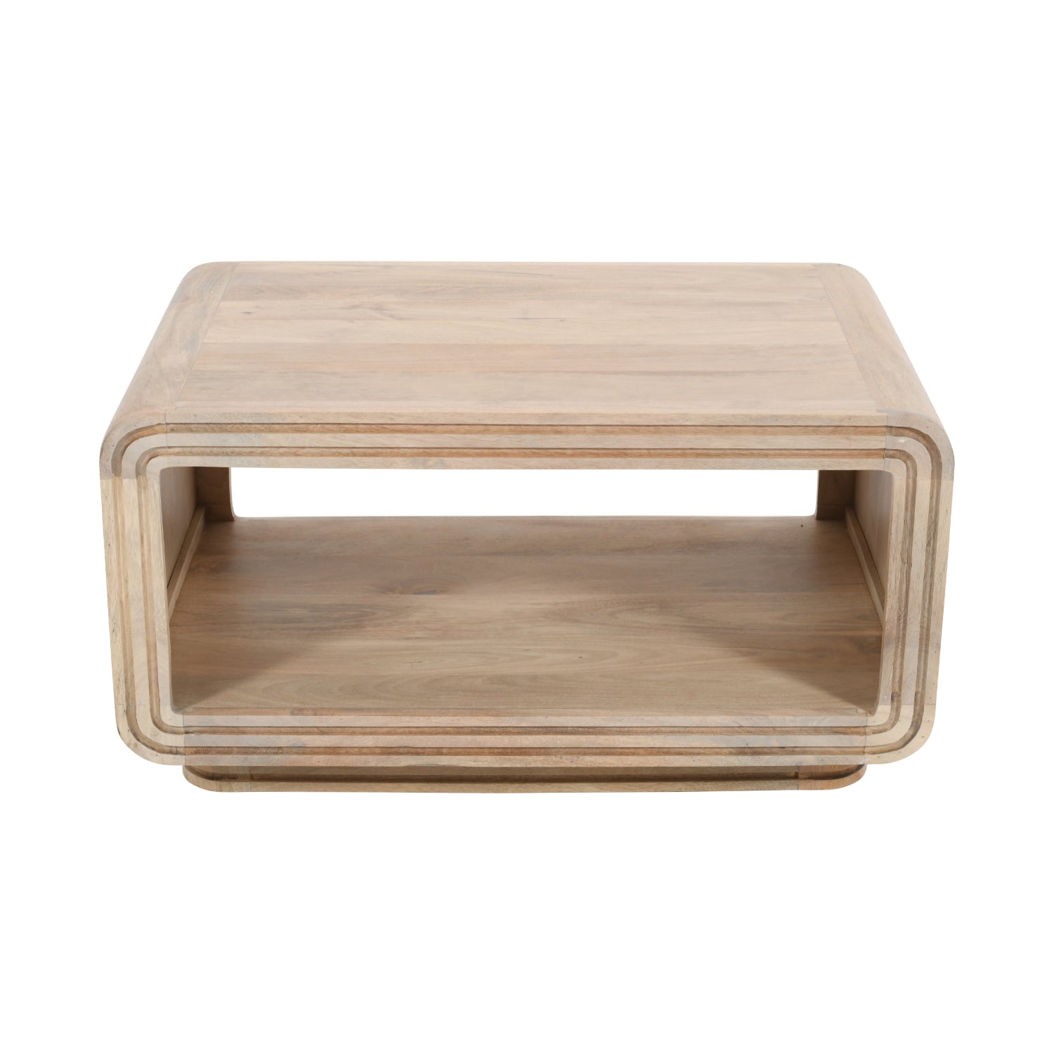 Carved Mango Wood Coffee Table