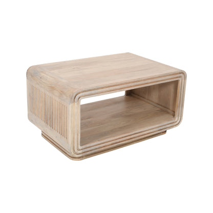 Carved Mango Wood Coffee Table
