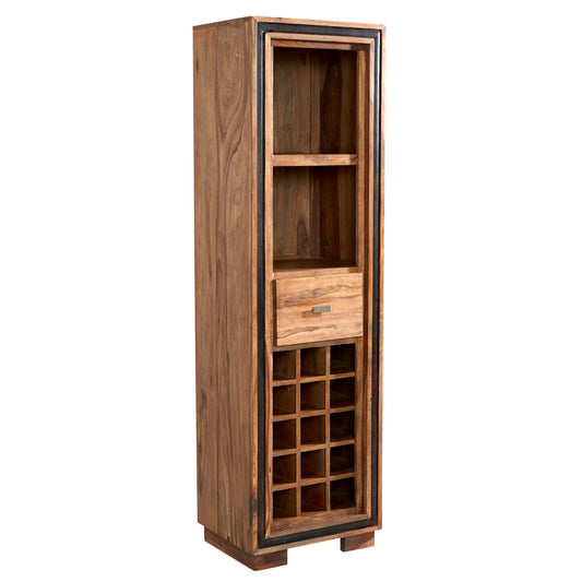 SHEESHAM WINE BOOKCASE