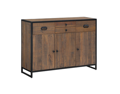 Sideboard With 3 Doors & 4 Drawers : 