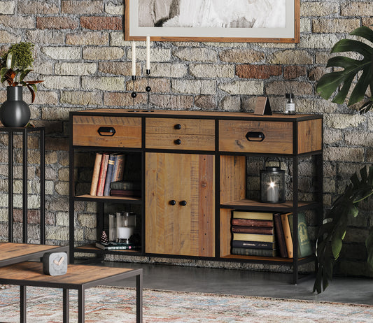 Large Console Table With Doors : 