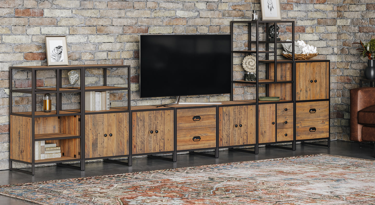 Modular Medium  Cupboard with doors / Shelves : 