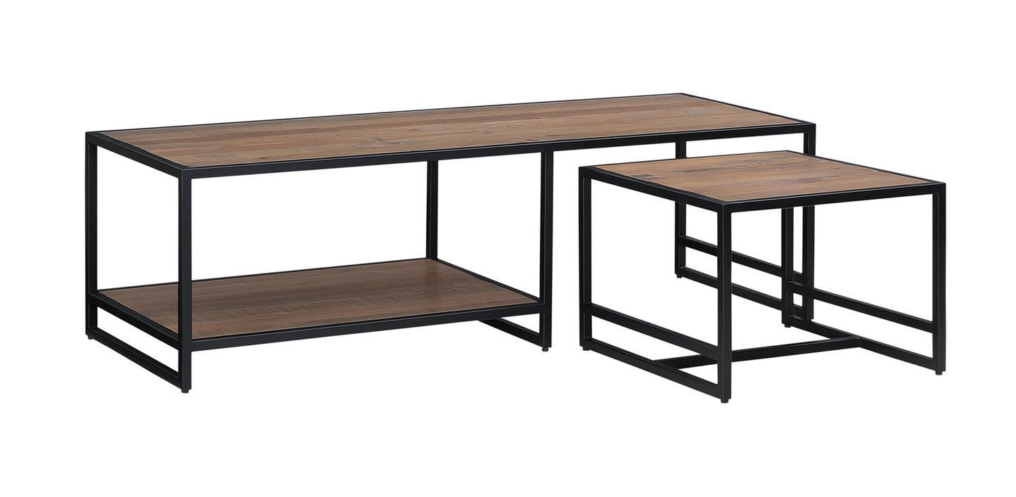 Coffee Table With Removeable Side Table : 