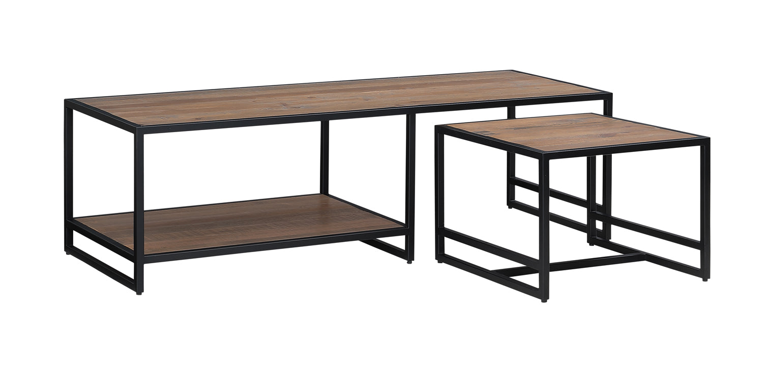 Coffee Table With Removeable Side Table : 