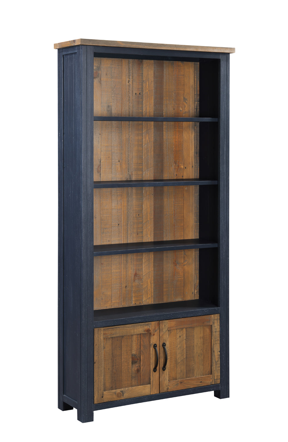 Large Open Bookcase with Doors : 