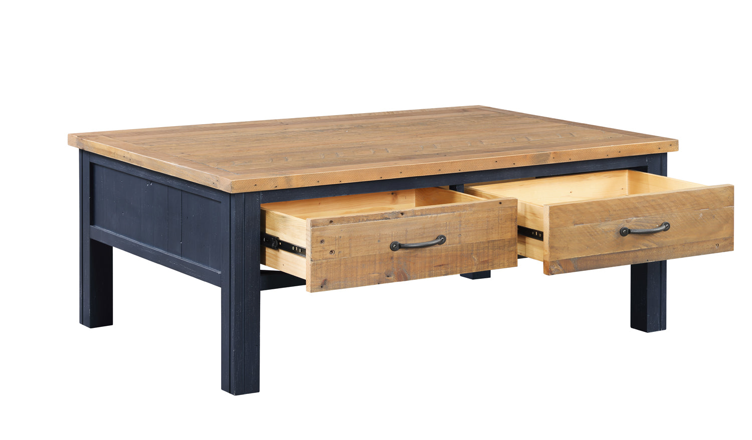 Coffee Table With Four Drawers : 