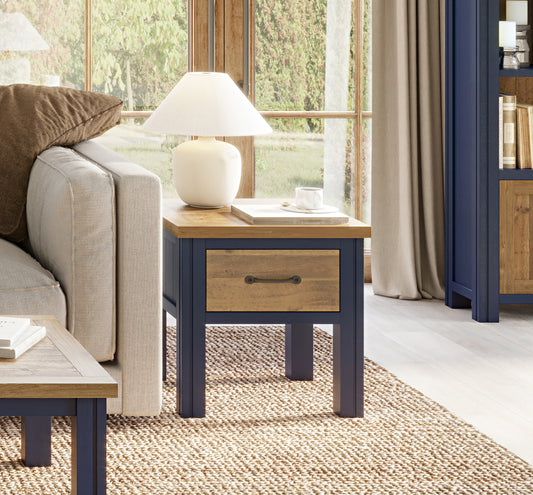Lamp Table With drawer : 