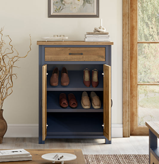 Shoe Storage Cupboard With Drawer : 