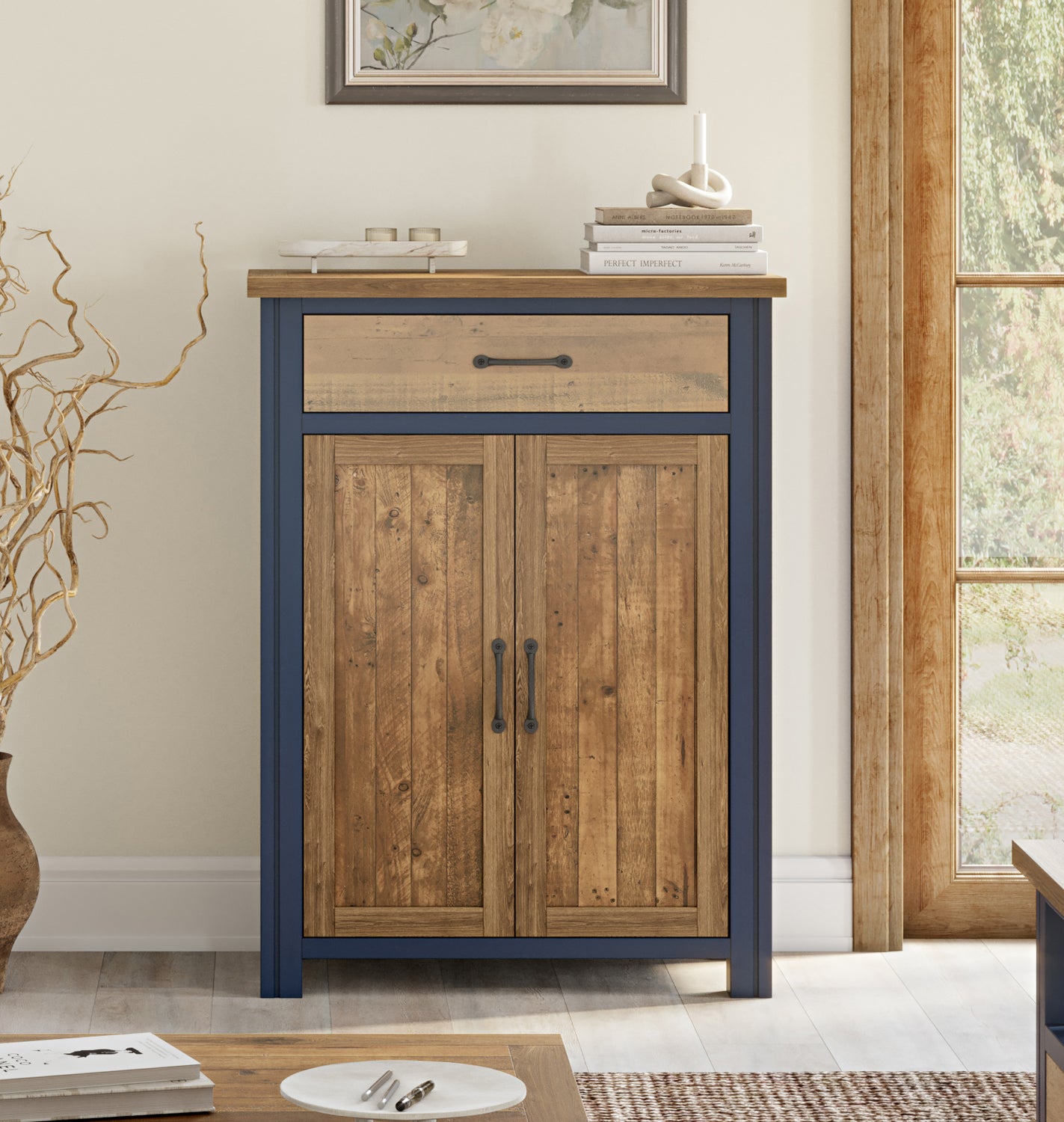 Shoe Storage Cupboard With Drawer : 